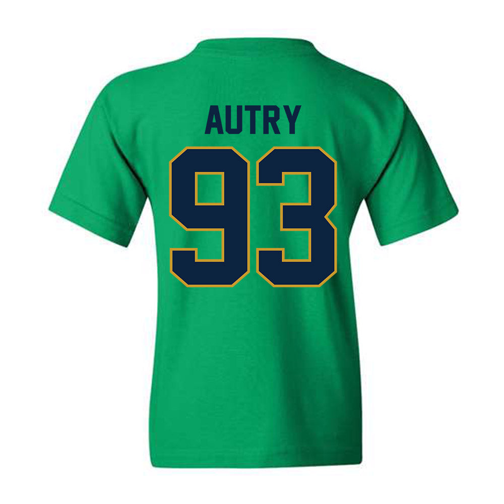 Notre Dame - NCAA Football : Quentin Autry - Classic Shersey Youth T-Shirt