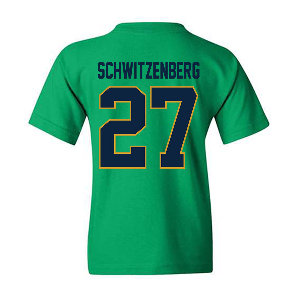 Notre Dame - NCAA Men's Lacrosse : Nate Schwitzenberg - Classic Shersey Youth T-Shirt-1