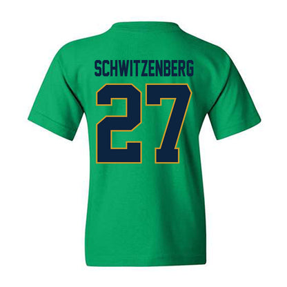 Notre Dame - NCAA Men's Lacrosse : Nate Schwitzenberg - Classic Shersey Youth T-Shirt-1