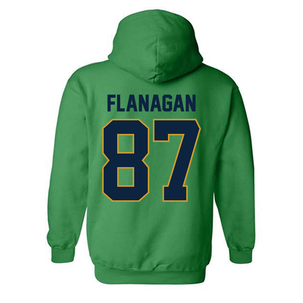 Notre Dame - NCAA Football : Cooper Flanagan - Classic Shersey Hooded Sweatshirt-1