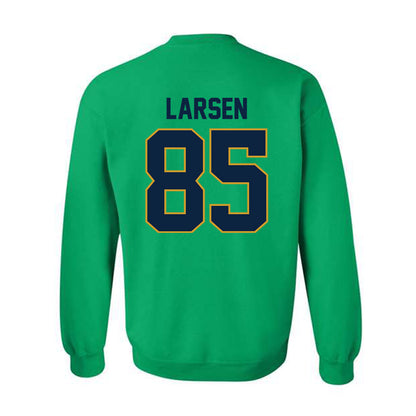 Notre Dame - NCAA Football : Jack Larsen - Classic Shersey Crewneck Sweatshirt-1