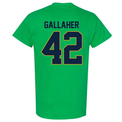 Notre Dame - NCAA Men's Lacrosse : Christian Gallaher - Classic Shersey T-Shirt-1