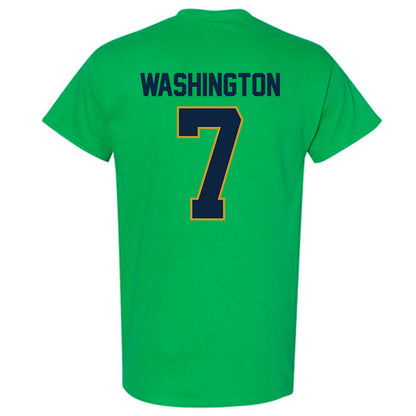 Notre Dame - NCAA Football : Tyrus Washington - Classic Shersey T-Shirt-1