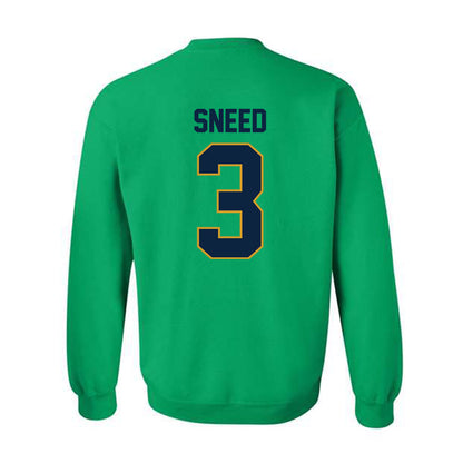 Notre Dame - NCAA Football : Jaylen Sneed - Classic Shersey Crewneck Sweatshirt-1