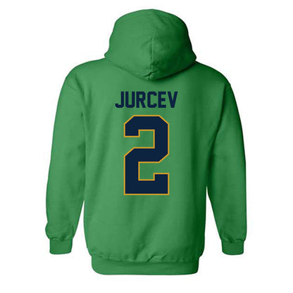 Notre Dame - NCAA Men's Ice Hockey : Jimmy Jurcev - Classic Shersey Hooded Sweatshirt