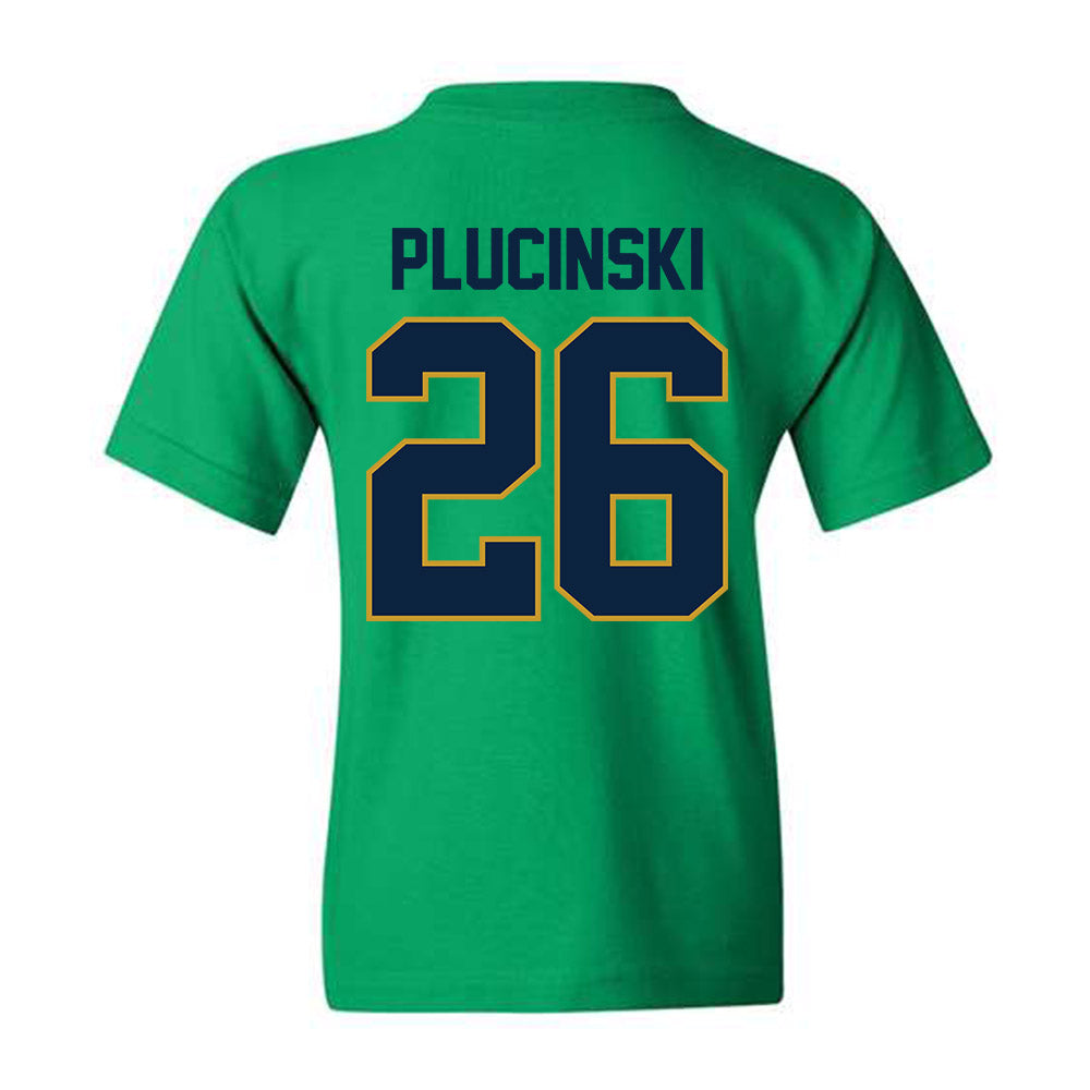 Notre Dame - NCAA Men's Ice Hockey : Zach Plucinski - Classic Shersey Youth T-Shirt