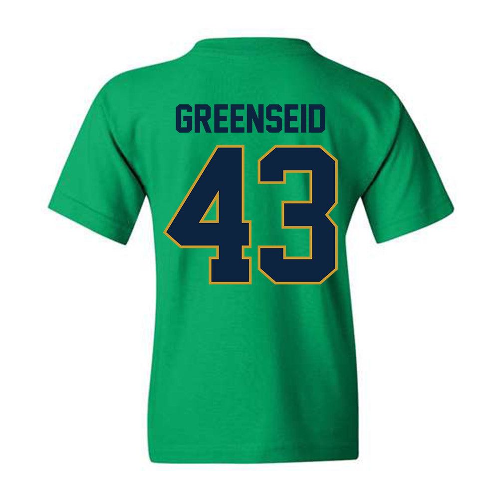 Notre Dame - NCAA Baseball : Noah Greenseid - Classic Shersey Youth T-Shirt