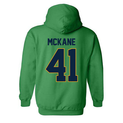 Notre Dame - NCAA Men's Lacrosse : Matthew McKane - Classic Shersey Hooded Sweatshirt-1
