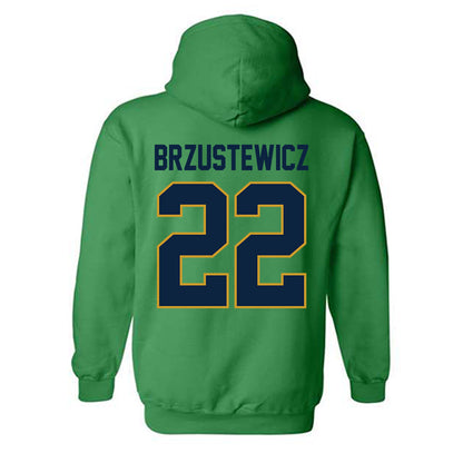 Notre Dame - NCAA Baseball : Parker Brzustewicz - Classic Shersey Hooded Sweatshirt