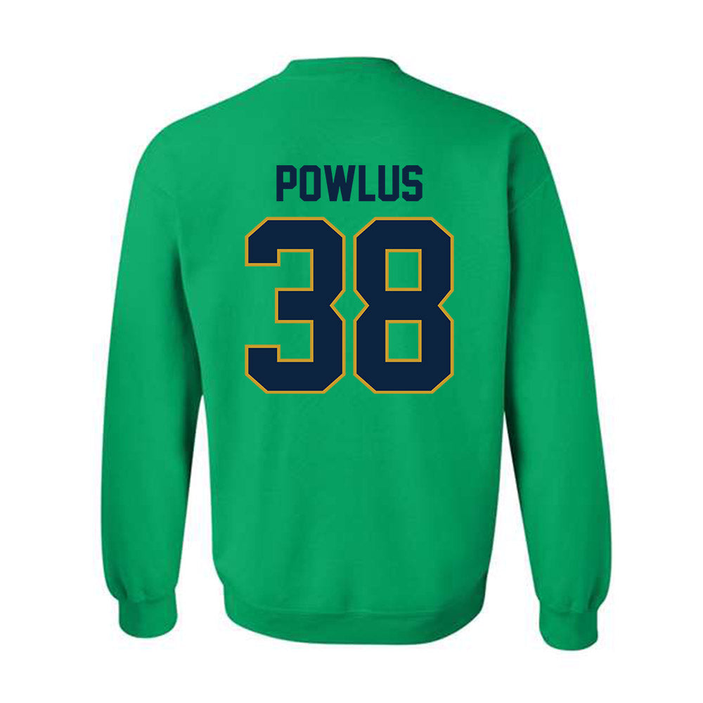 Notre Dame - NCAA Football : Tommy Powlus - Classic Shersey Crewneck Sweatshirt-1