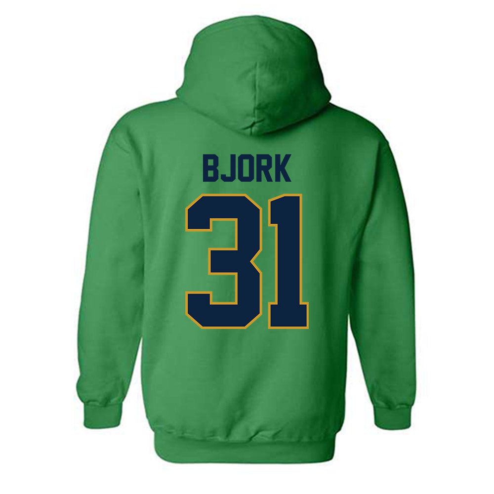 Notre Dame - NCAA Women's Volleyball : Anna Bjork - Classic Shersey Hooded Sweatshirt