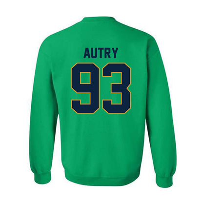 Notre Dame - NCAA Football : Quentin Autry - Classic Shersey Crewneck Sweatshirt