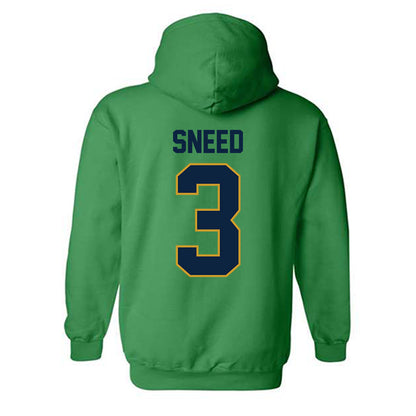 Notre Dame - NCAA Football : Jaylen Sneed - Classic Shersey Hooded Sweatshirt-1