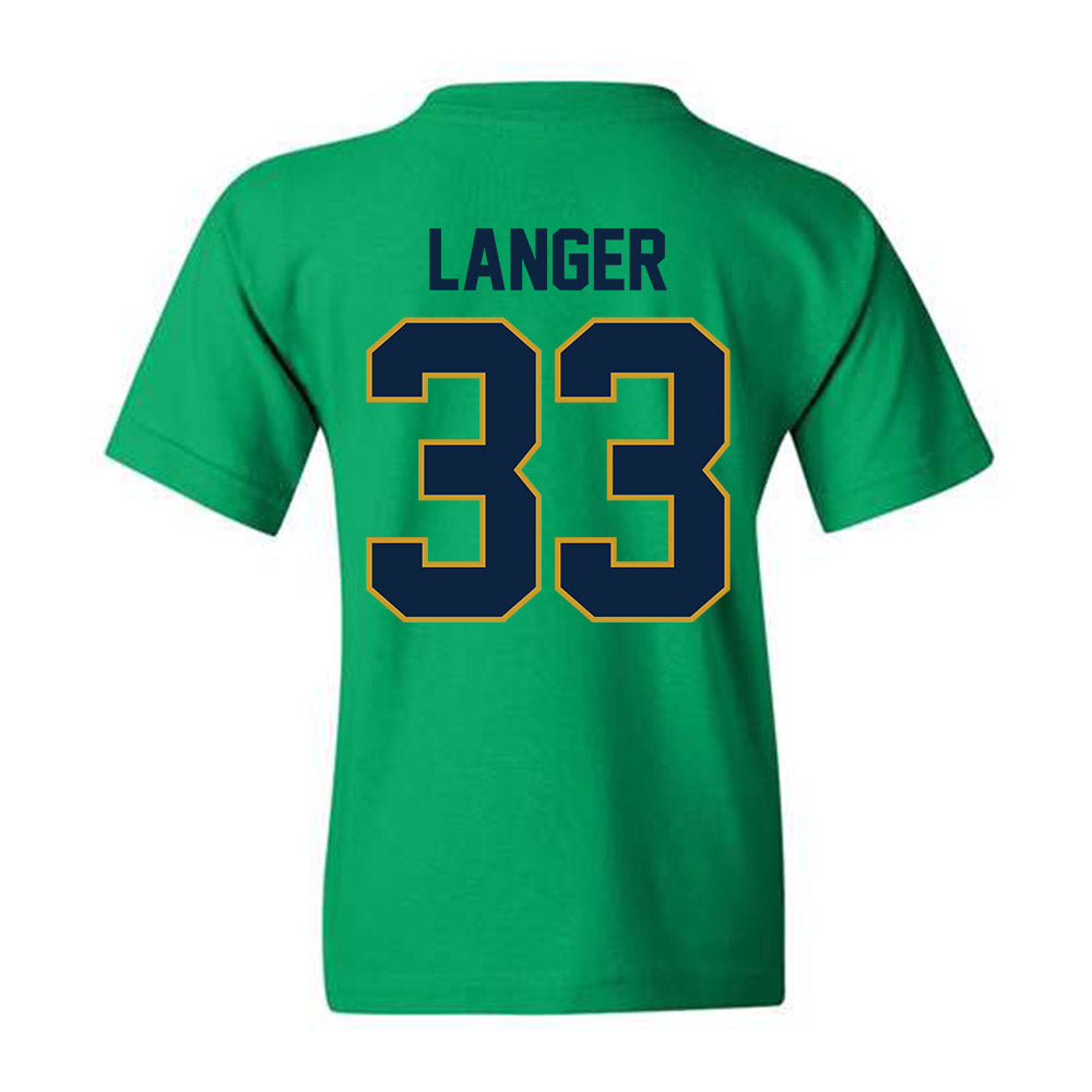 Notre Dame - NCAA Women's Volleyball : Grace Langer - Classic Shersey Youth T-Shirt