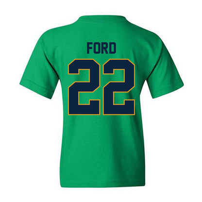 Notre Dame - NCAA Football : Devyn Ford - Classic Shersey Youth T-Shirt-1