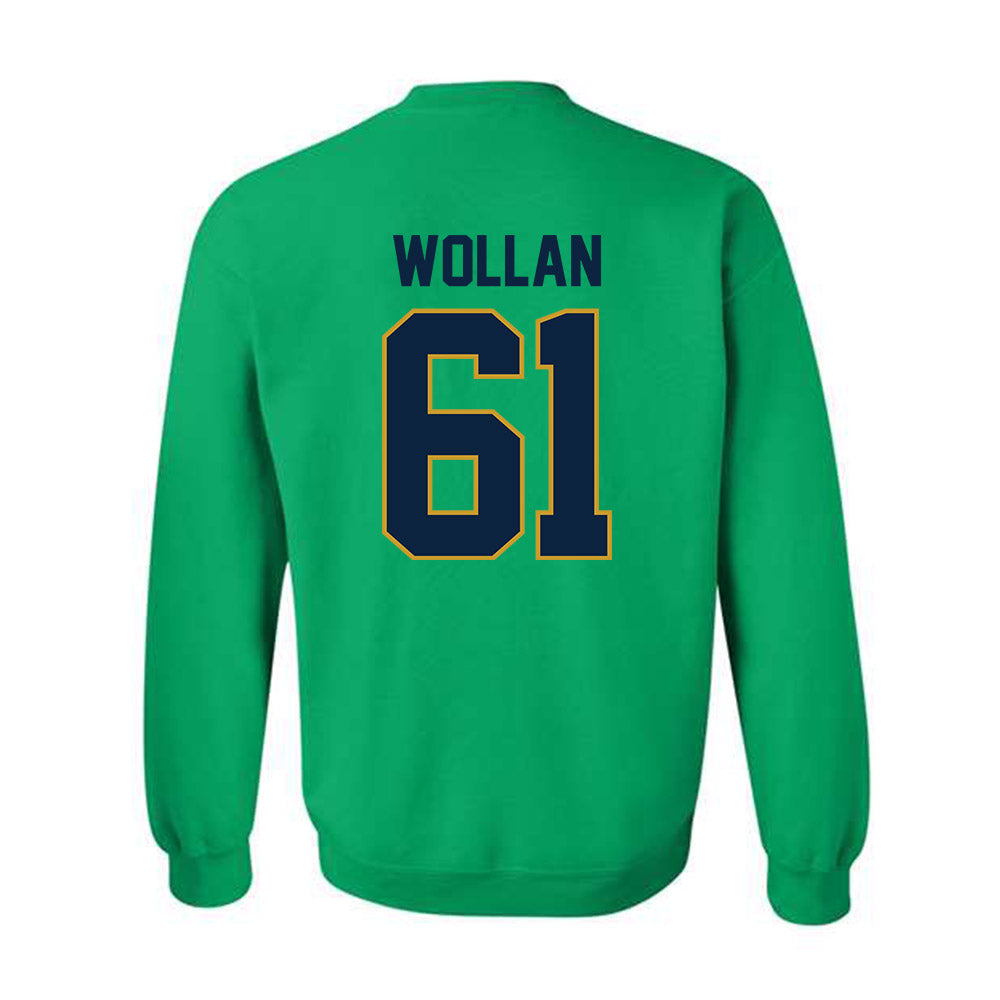 Notre Dame - NCAA Football : Robbie Wollan - Classic Shersey Crewneck Sweatshirt-1