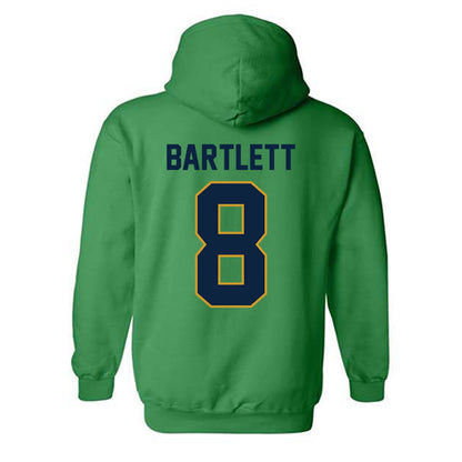 Notre Dame - NCAA Men's Soccer : Nici Bartlett - Classic Shersey Hooded Sweatshirt-1
