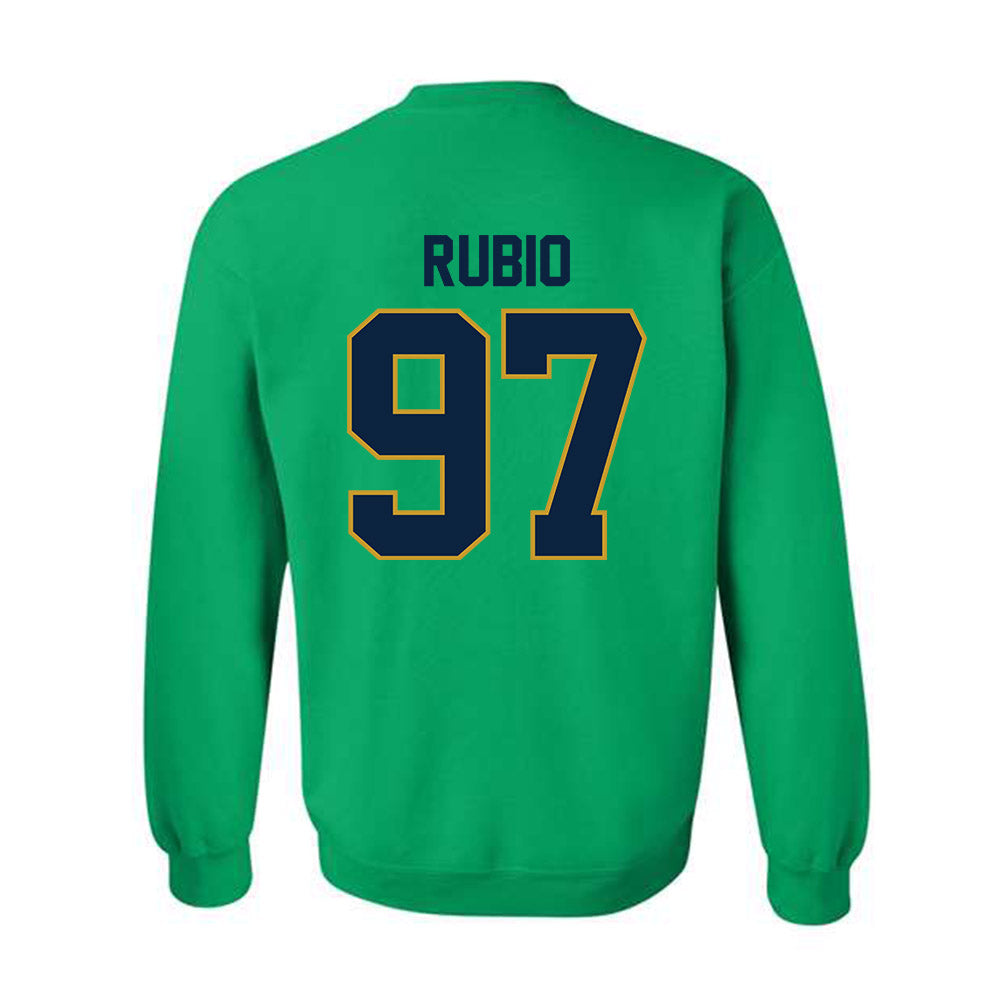 Notre Dame - NCAA Football : Gabriel Rubio - Classic Shersey Crewneck Sweatshirt-1