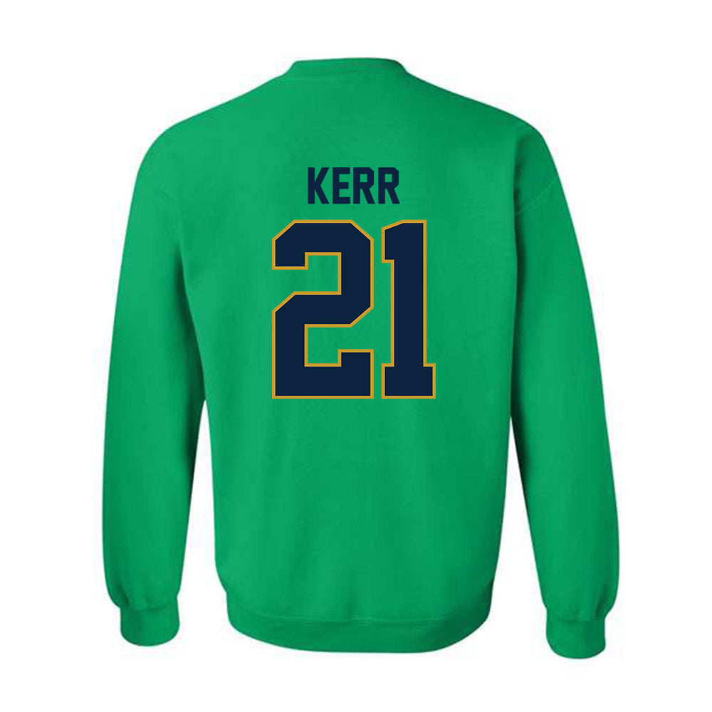 Notre Dame - NCAA Men's Ice Hockey : Jaedon Kerr - Classic Shersey Crewneck Sweatshirt-1
