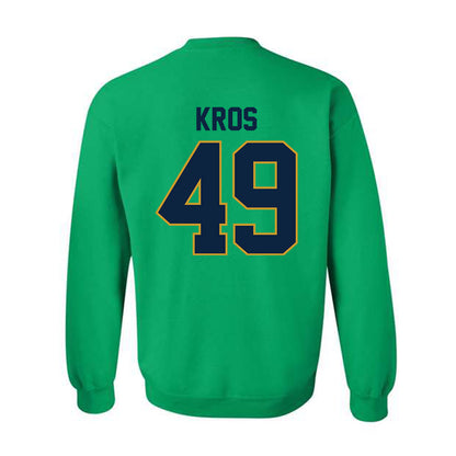 Notre Dame - NCAA Football : Andrew Kros - Classic Shersey Crewneck Sweatshirt-1