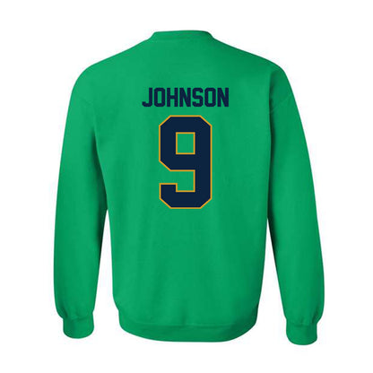Notre Dame - NCAA Football : Brauntae Johnson - Classic Shersey Crewneck Sweatshirt-1