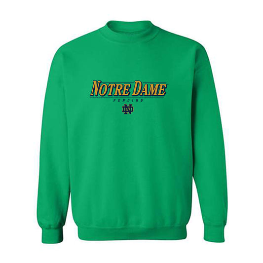 Notre Dame - NCAA Men's Fencing : Isaac Zhang - Classic Shersey Crewneck Sweatshirt-0