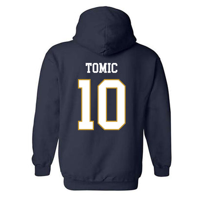 Notre Dame - NCAA Men's Swimming & Diving : Hrvoje Tomic - Classic Fashion Shersey Hooded Sweatshirt