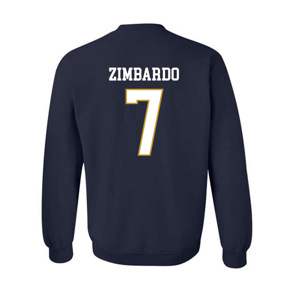 Notre Dame - NCAA Baseball : Jared Zimbardo - Classic Fashion Shersey Crewneck Sweatshirt