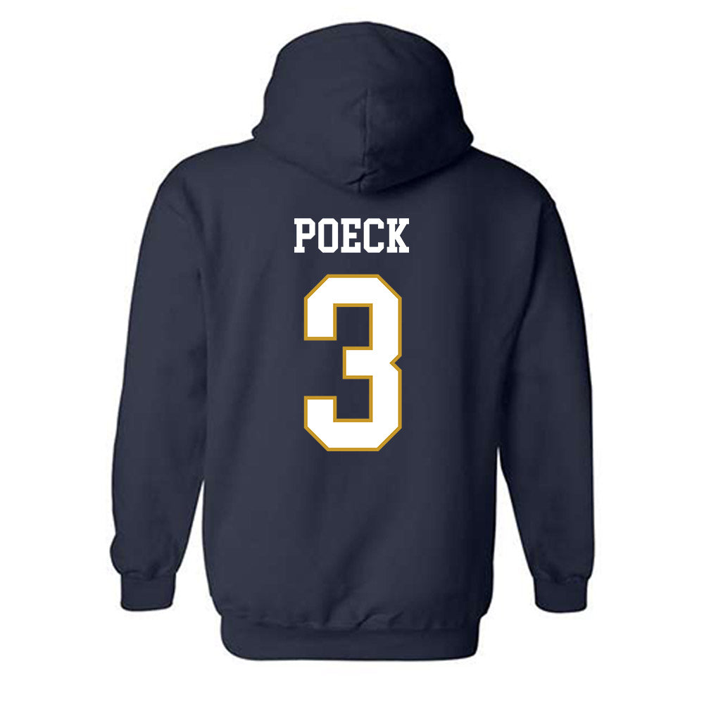 Notre Dame - NCAA Softball : Sydny Poeck - Classic Fashion Shersey Hooded Sweatshirt