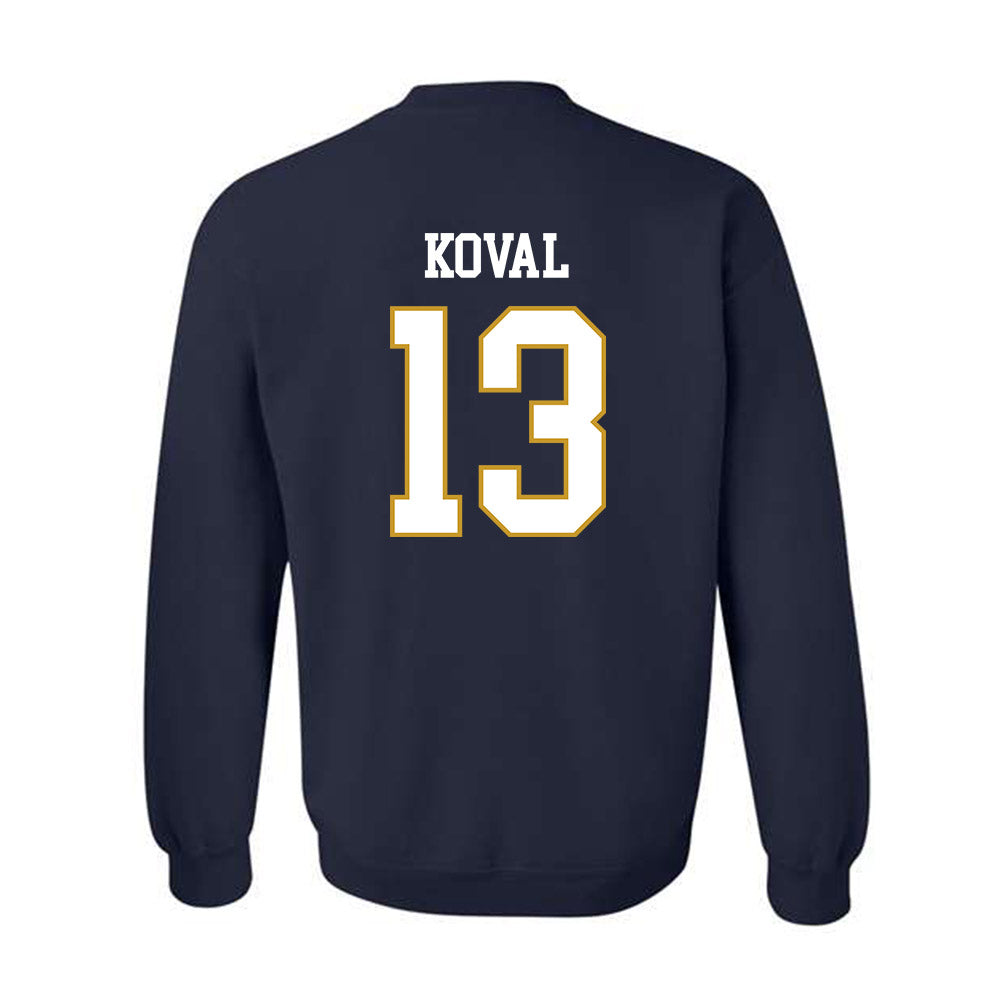 Notre Dame - NCAA Women's Basketball : Kate Koval - Classic Fashion Shersey Crewneck Sweatshirt