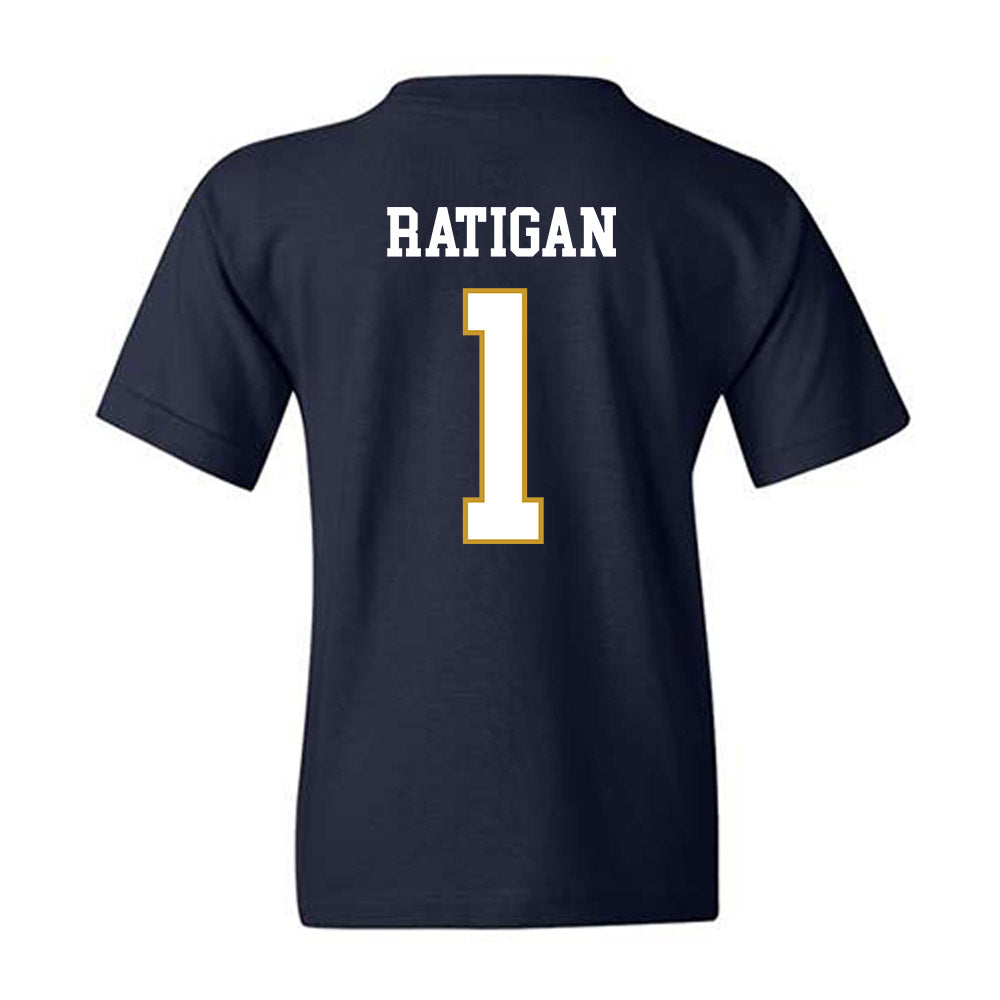 Notre Dame - NCAA Women's Basketball : Kelly Ratigan - Classic Fashion Shersey Youth T-Shirt-1