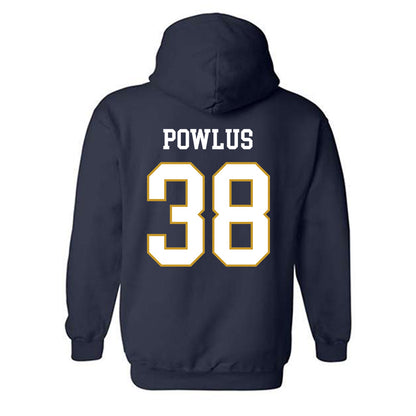 Notre Dame - NCAA Football : Tommy Powlus - Classic Fashion Shersey Hooded Sweatshirt-1