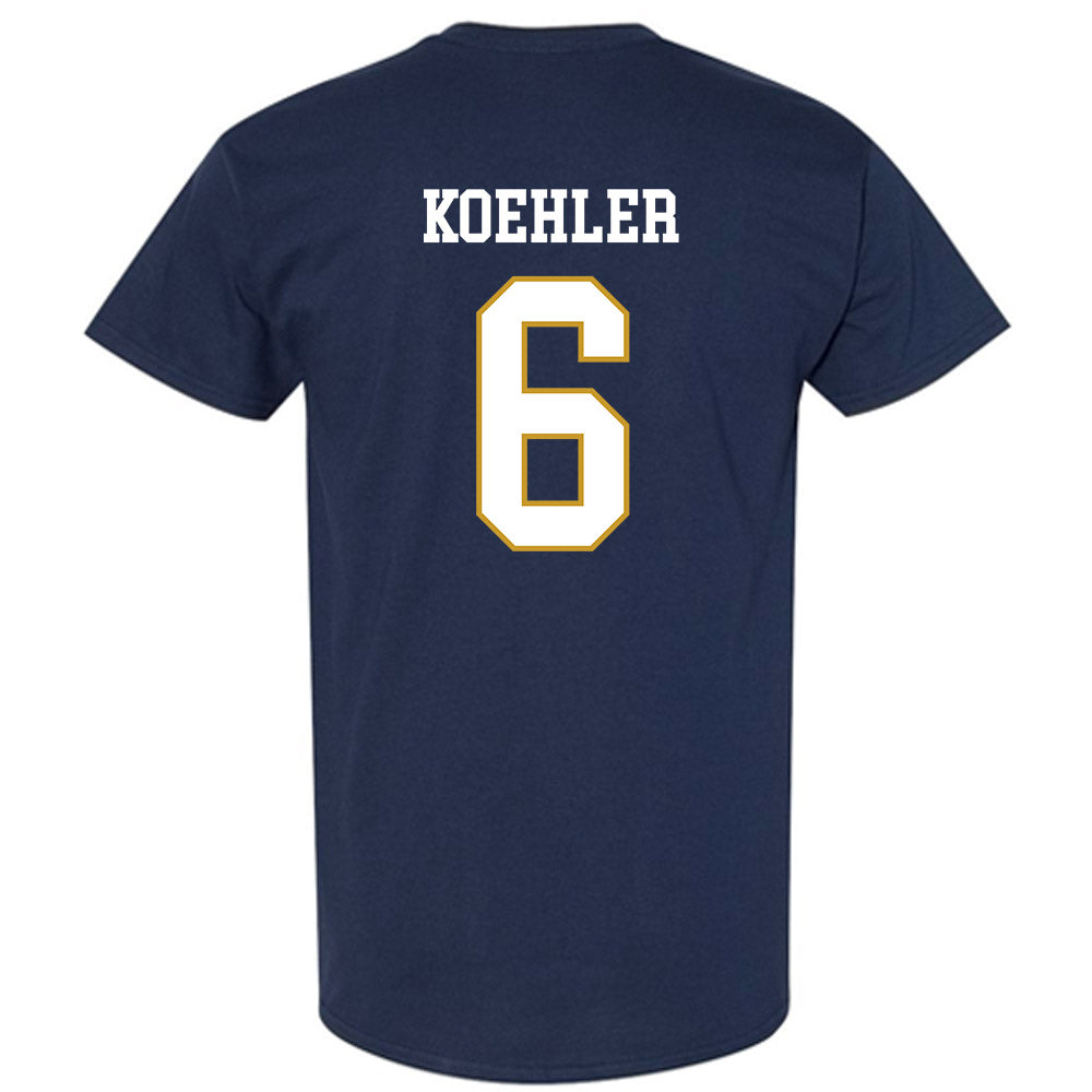 Notre Dame - NCAA Men's Basketball : Brady Koehler - Classic Fashion Shersey T-Shirt-1