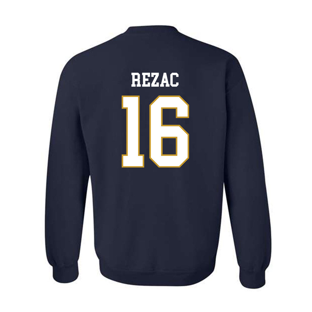 Notre Dame - NCAA Football : Anthony Rezac - Classic Fashion Shersey Crewneck Sweatshirt-1