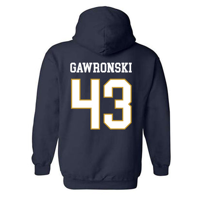 Notre Dame - NCAA Women's Lacrosse : Avery Gawronski - Classic Fashion Shersey Hooded Sweatshirt-1