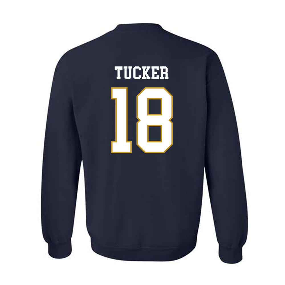 Notre Dame - NCAA Football : Chance Tucker - Classic Fashion Shersey Crewneck Sweatshirt-1