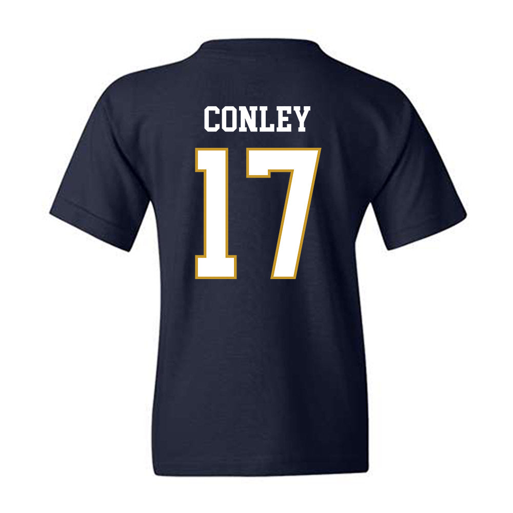 Notre Dame - NCAA Women's Lacrosse : Angie Conley - Classic Fashion Shersey Youth T-Shirt-1