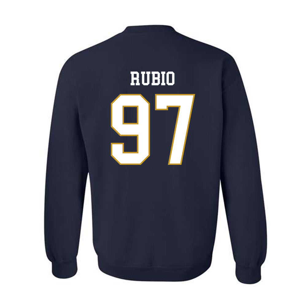 Notre Dame - NCAA Football : Gabriel Rubio - Classic Fashion Shersey Crewneck Sweatshirt-1