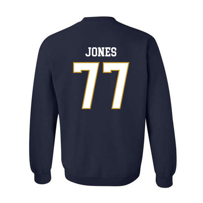 Notre Dame - NCAA Football : Peter Jones - Classic Fashion Shersey Crewneck Sweatshirt-1