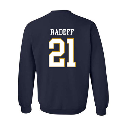 Notre Dame - NCAA Women's Volleyball : Mia Radeff - Classic Fashion Shersey Crewneck Sweatshirt-1