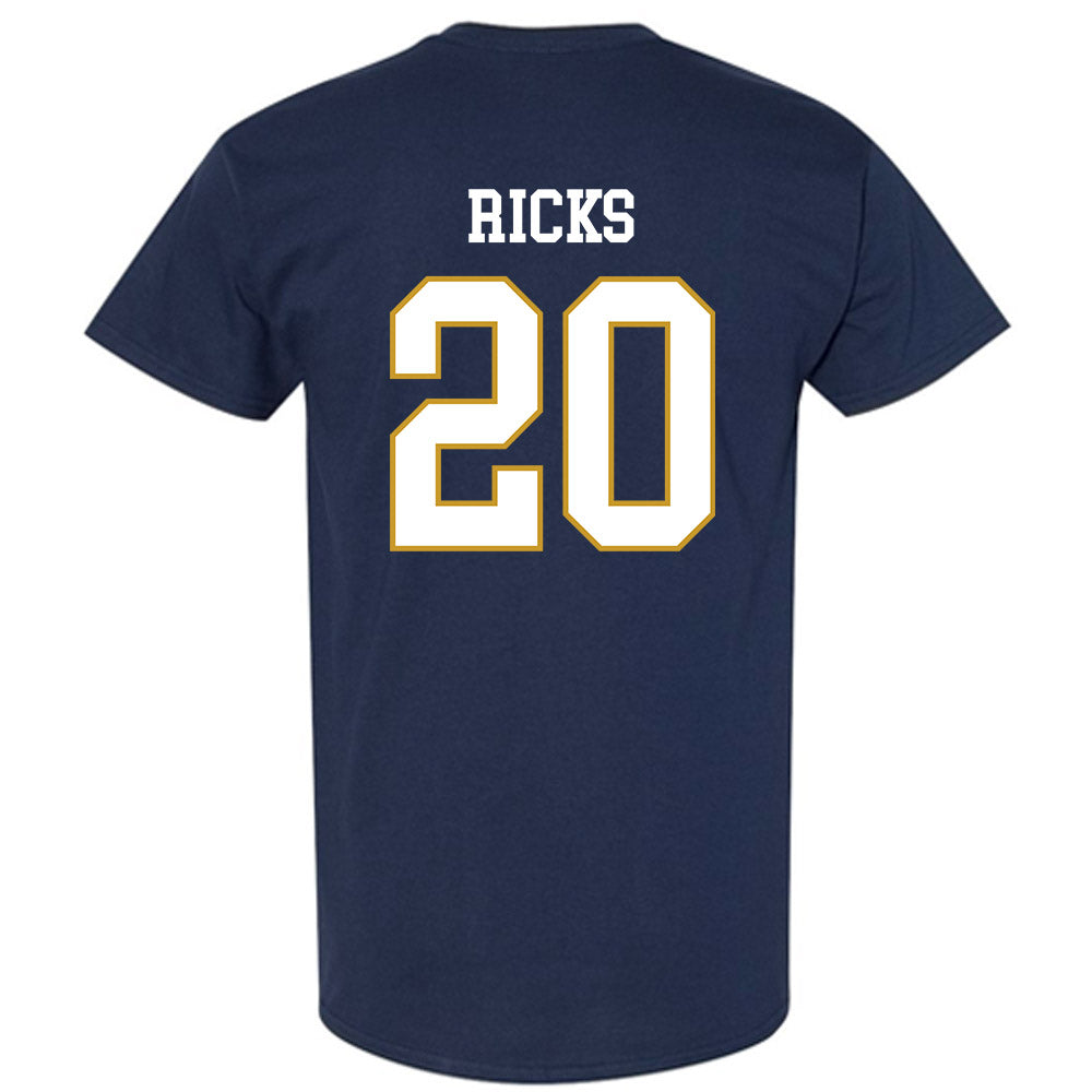 Notre Dame - NCAA Baseball : Caleb Ricks - Classic Fashion Shersey T-Shirt-1