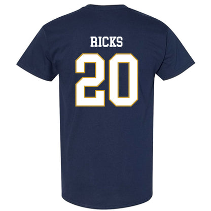 Notre Dame - NCAA Baseball : Caleb Ricks - Classic Fashion Shersey T-Shirt-1