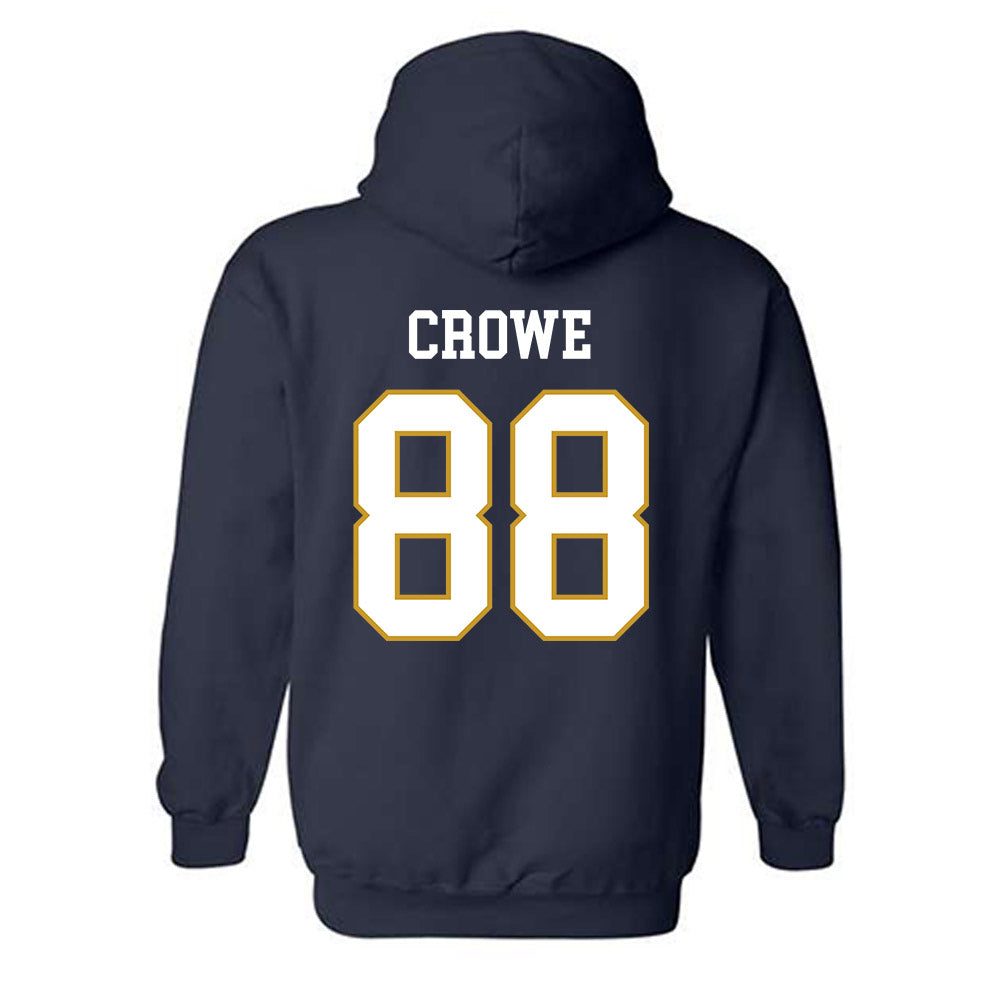 Notre Dame - NCAA Men's Lacrosse : Luke Crowe - Classic Fashion Shersey Hooded Sweatshirt