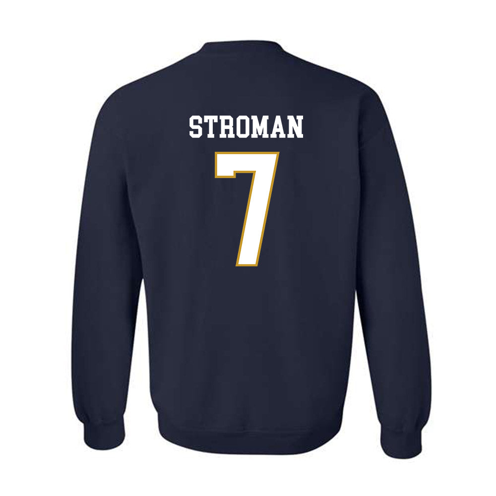 Notre Dame - NCAA Football : Jalen Stroman - Classic Fashion Shersey Crewneck Sweatshirt-1