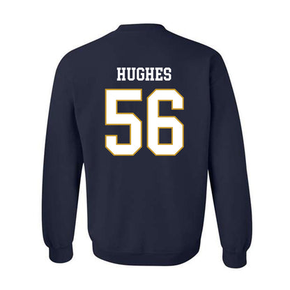 Notre Dame - NCAA Football : Elijah Hughes - Classic Fashion Shersey Crewneck Sweatshirt-1