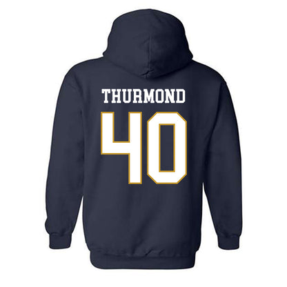 Notre Dame - NCAA Baseball : Eli Thurmond - Classic Fashion Shersey Hooded Sweatshirt-1
