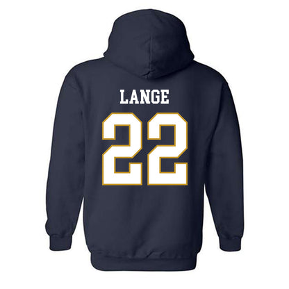 Notre Dame - NCAA Women's Volleyball : Ava Lange - Classic Fashion Shersey Hooded Sweatshirt-1