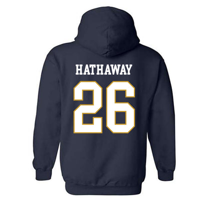  - NCAA Women's Soccer : Melinda Hathaway - Classic Fashion Shersey Hooded Sweatshirt-1