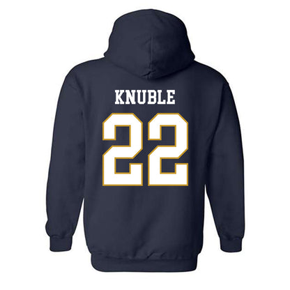 Notre Dame - NCAA Men's Ice Hockey : Cole Knuble - Classic Fashion Shersey Hooded Sweatshirt