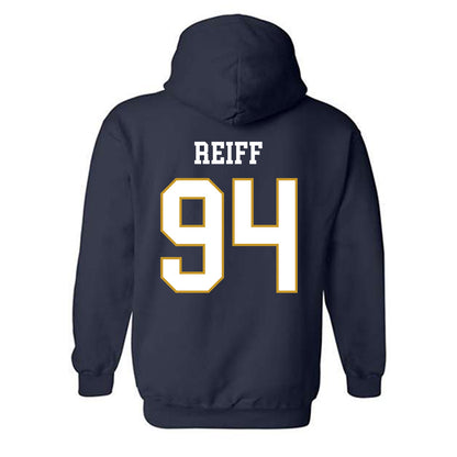 Notre Dame - NCAA Football : Joseph Reiff - Classic Fashion Shersey Hooded Sweatshirt-1